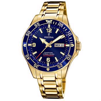 Klassik Guldbelagt stål automatic Herre ur fra Festina, F20479_2